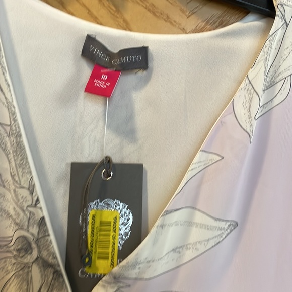 SOLDVince camuto lilac Ruffle dress size 10 - Picture 4 of 6